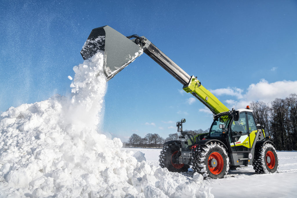 Firma Claas má v sortimentu šest modelů manipulátorů s hmotností od 7,5 do 11,7 t a výkonem motoru 143 a 156 k.