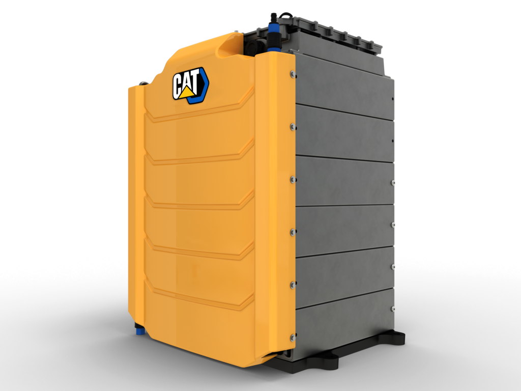 Moderní bateriové úložiště elektrické energie Cat Battery Pack je zatím ještě ve fázi vývoje.