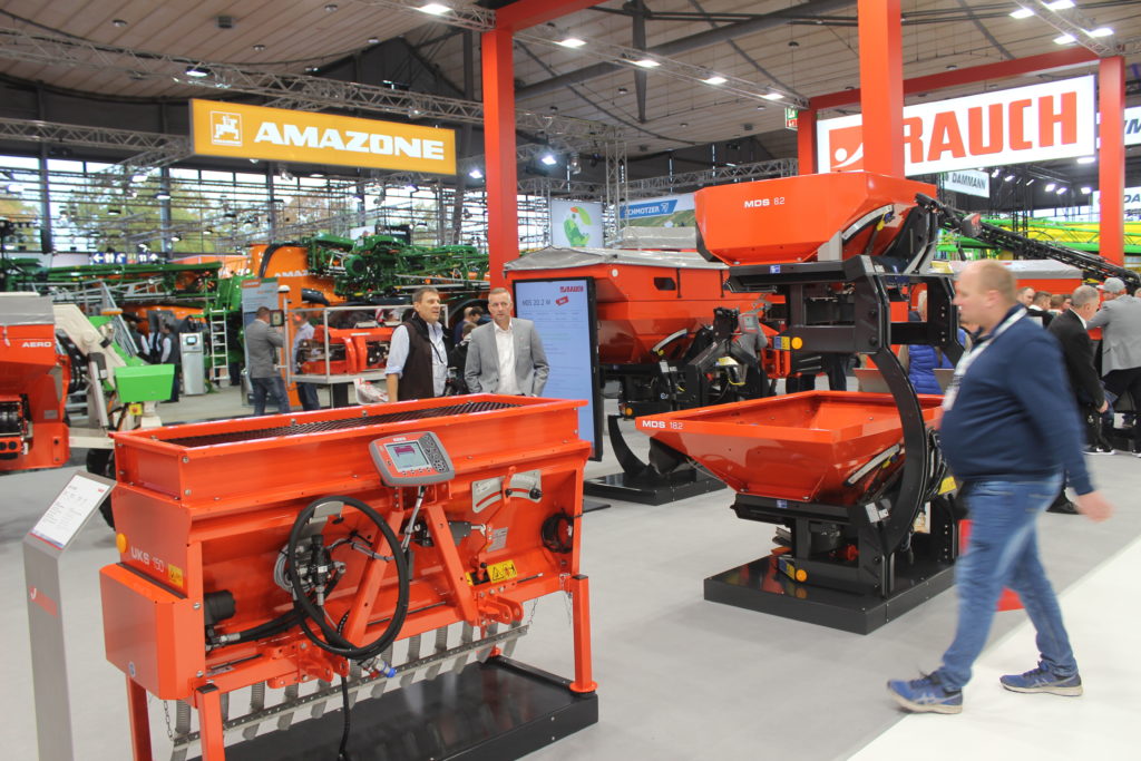 Firma Rauch má velkou expozici na veletrhu Agritechnica. 