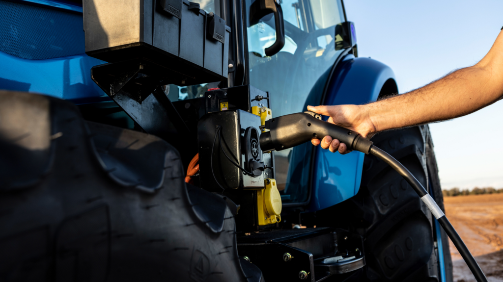 S elektrickým traktorem T4 Electric Power představil New Holland zajímavé funkce autonomie a bezpečnosti