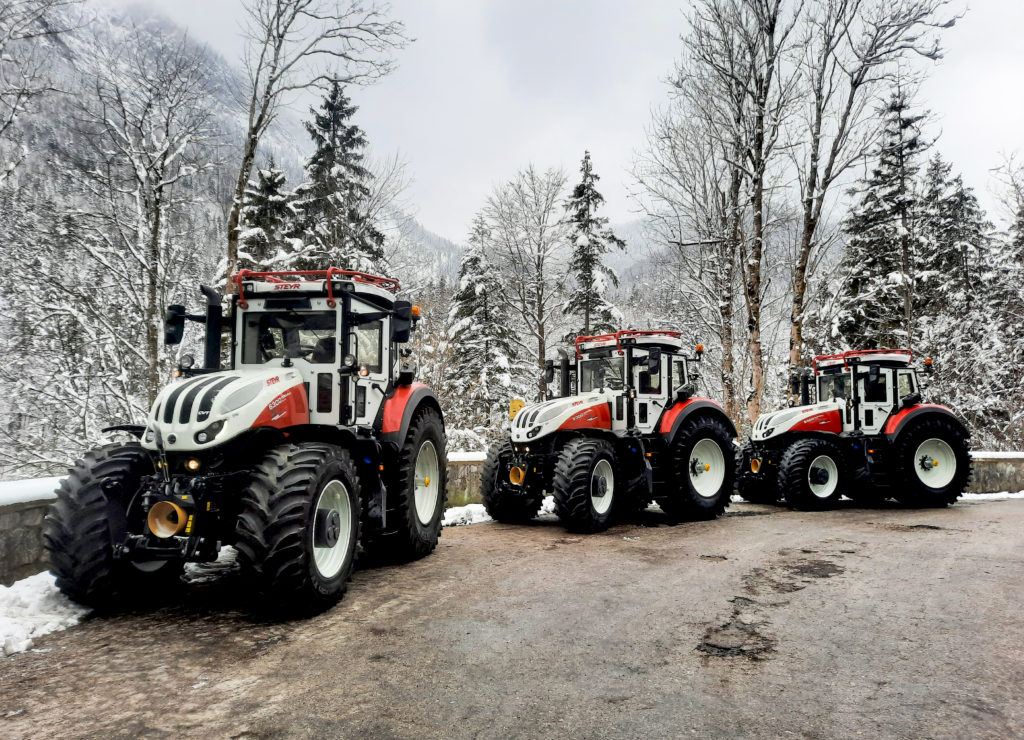 Na výstavě ve Vojenském inženýrském centru excelence předvedla společnost Steyr své zkušenosti s výrobou traktorů na zakázku pro specializovaná odvětví