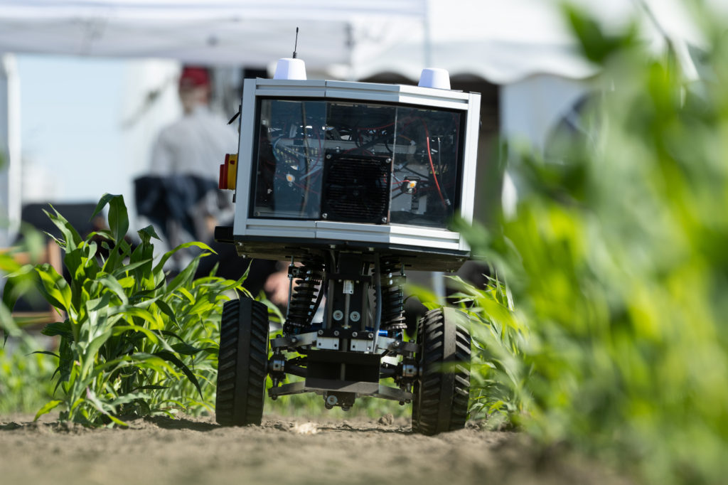 Na předváděcích plochách si návštěvníci budou moci vyzkoušet roboty v akci.