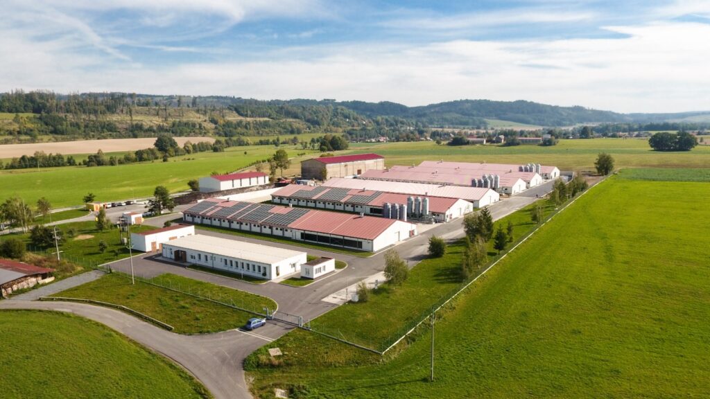 V druhá etapě modernizace areálu pro výkrm brojlerů v Bezděkově, se dokončily tři nové haly, farma tak navýšila celkovou kapacitu na 168 tis. kusů brojlerů. Dodavatelem technologií, kterými jsou haly vybaveny, byla společnost AGE s. r. o. České Meziříčí Foto archiv AGE