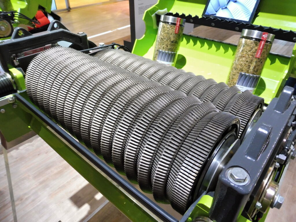 Pohled na systém pro drcení zrna