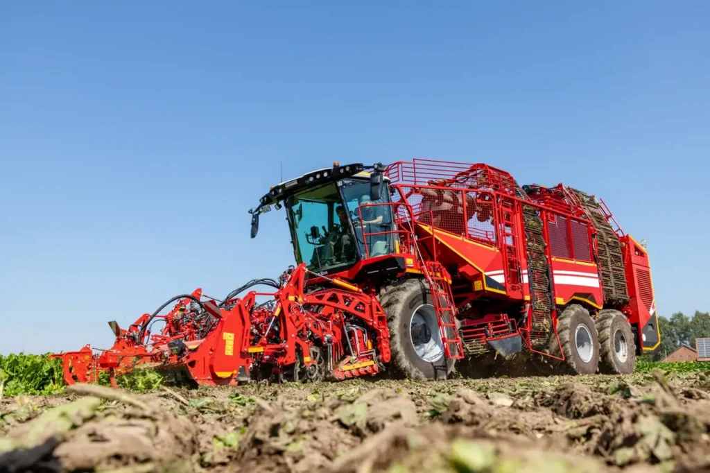 Grimme Rexor 6300 při sklizni