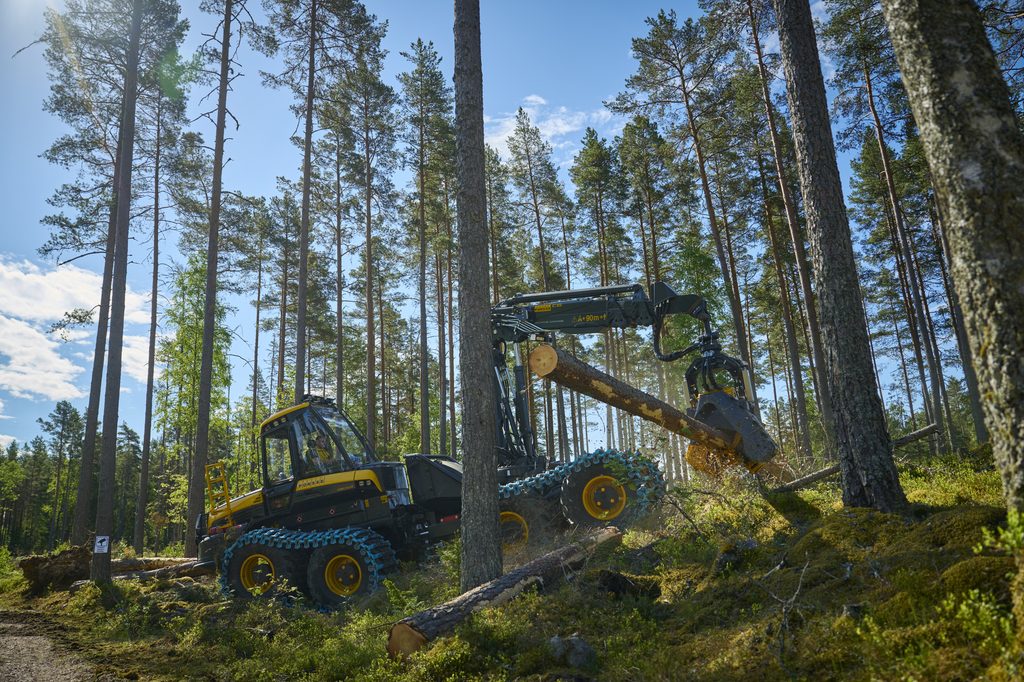 Active Flow je řešení pro harvestory Ponsse, jehož cílem je optimalizovat využití hydraulického systému stroje.